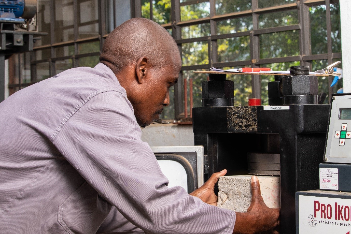 Compressive strength testing